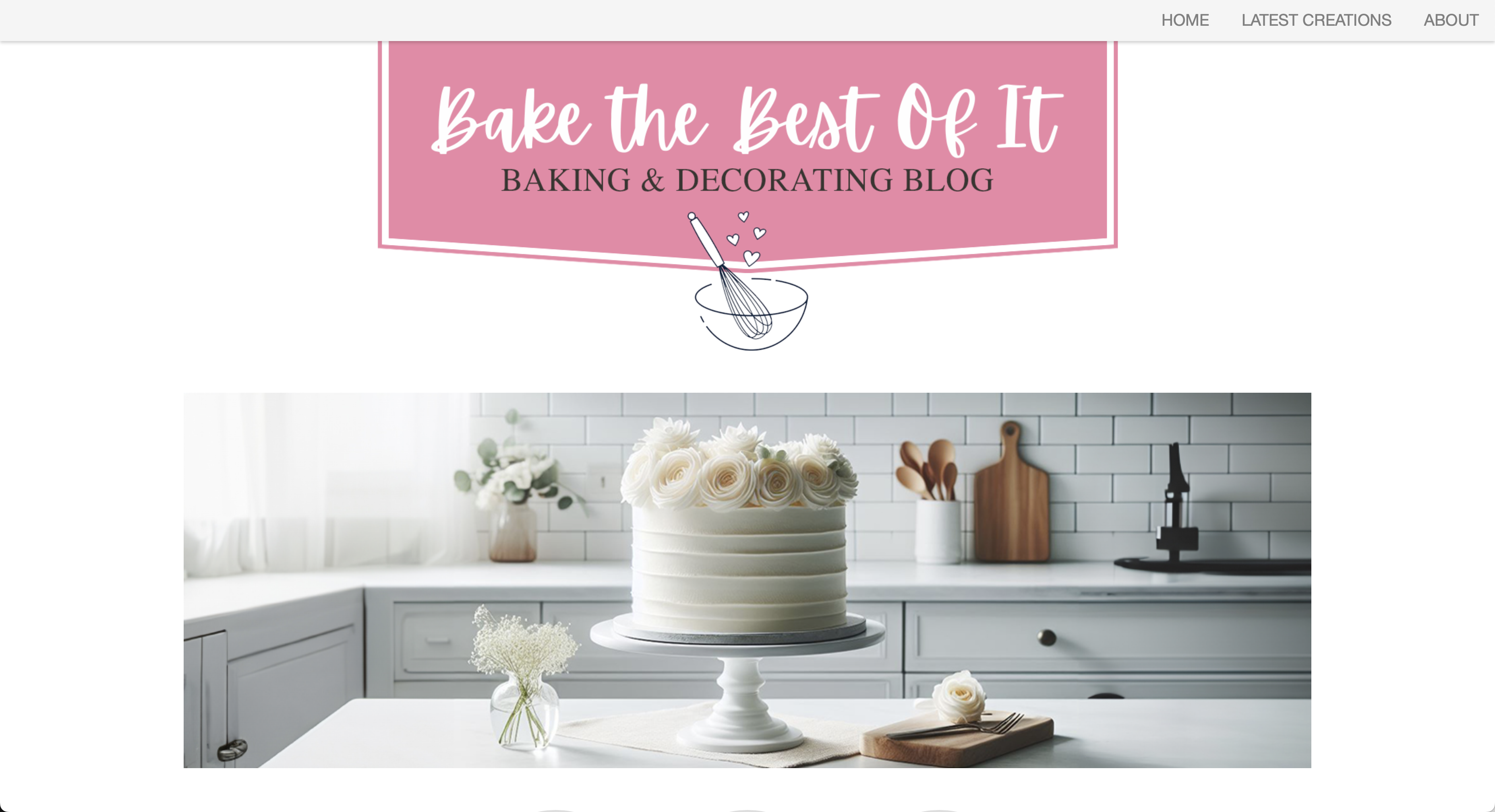 Bake the Best of It - WordPress Site Hosted On AWS