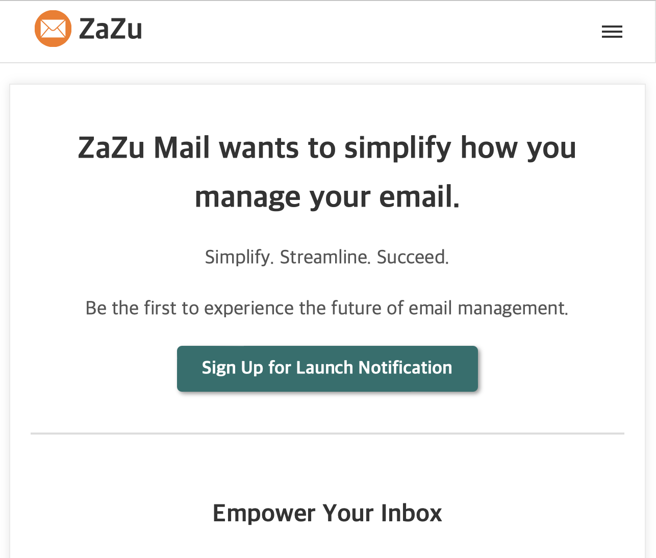 ZaZu Mail - Serverless Email Client with AI